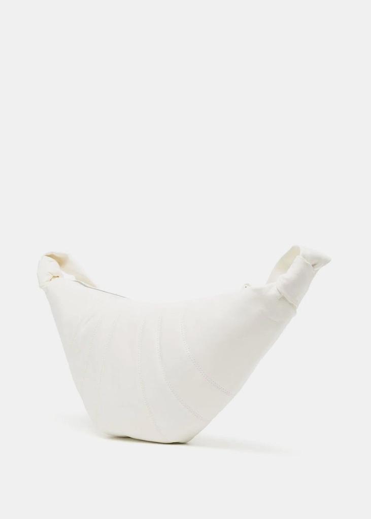 Lemaire White Nappa Medium Croissant Bag商品第4张图片规格展示