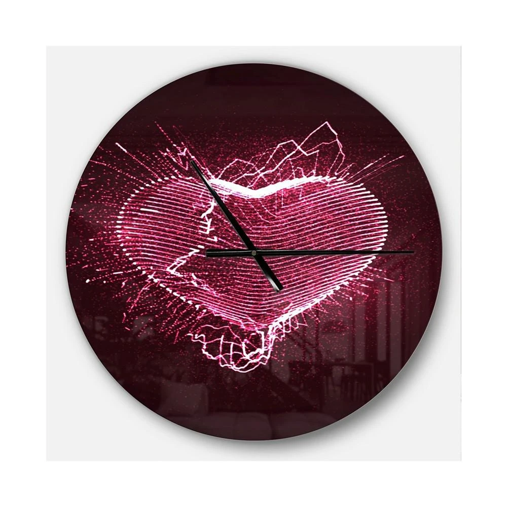 商品Design Art|Designart Oversized Modern Round Metal Wall Clock,价格¥1221,第1张图片