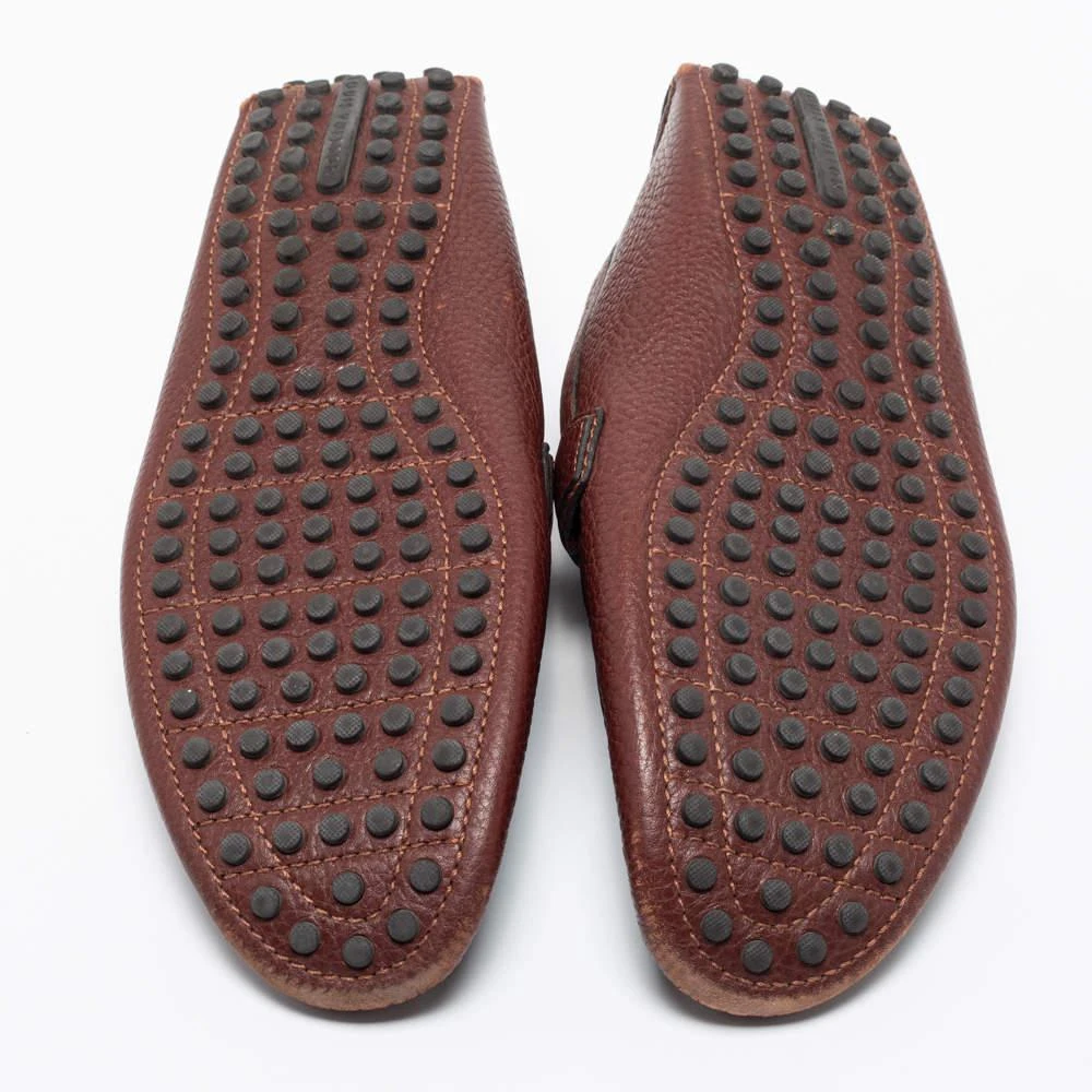 Louis Vuitton Burgundy Leather Hockenheim Loafers Size 42.5  商品