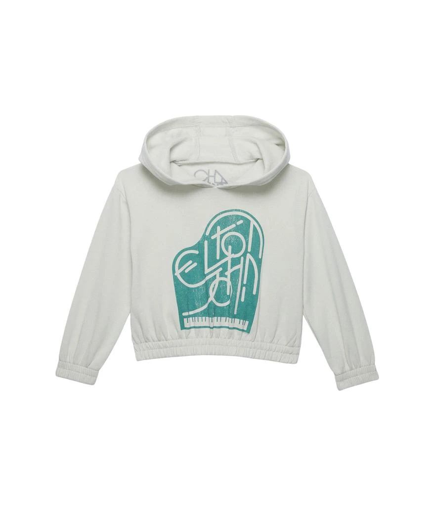 商品Chaser|Elton John Piano Logo Vintage Fleece Hoodie (Toddler/Little Kids),价格¥230,第1张图片