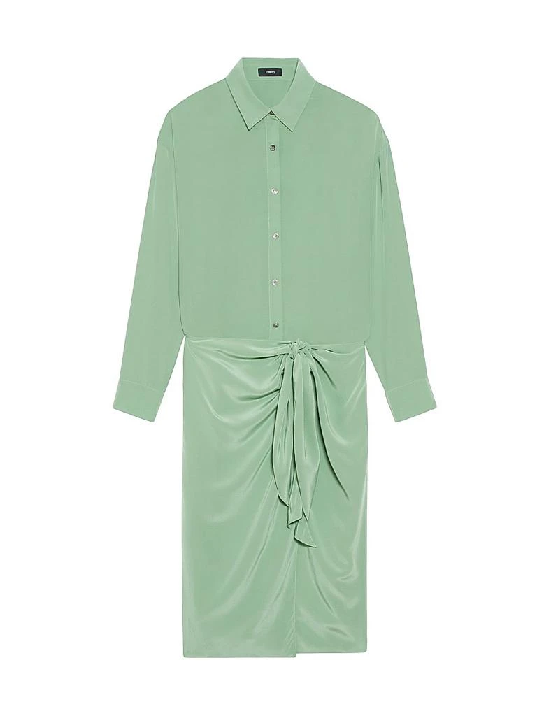 商品Theory|Sarong Midi-Shirtdress,价格¥900,第1张图片