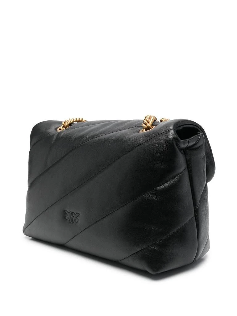 商品PINKO|Pinko women's black leather shoulder bag,价格¥3535,第3张图片详细描述