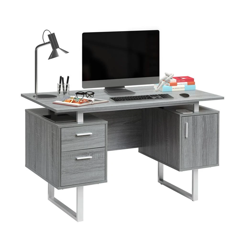 商品Streamdale Furniture|Streamdale Modern Office Desk With Storage,价格¥3044,第2张图片详细描述