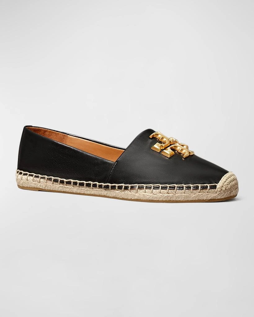 商品Tory Burch|Eleanor Leather Medallion Loafer Espadrilles,价格¥985,第3张图片详细描述