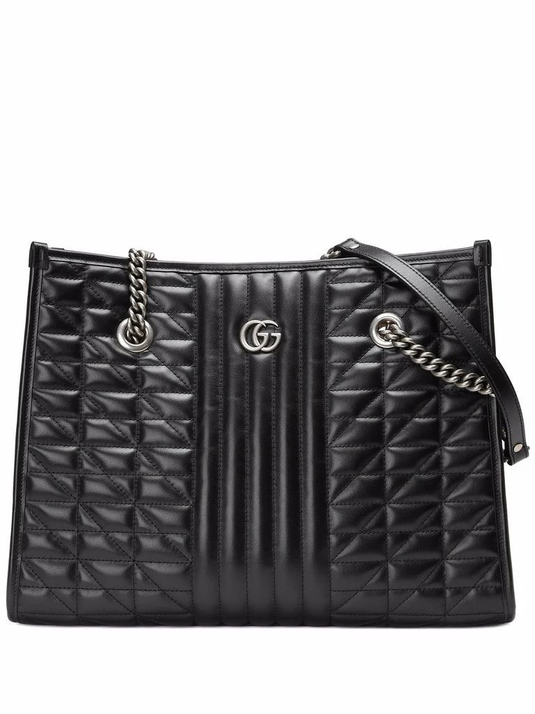 商品Gucci|GUCCI - Gg Marmont Leather Shopping Bag,价格¥20577,第1张图片