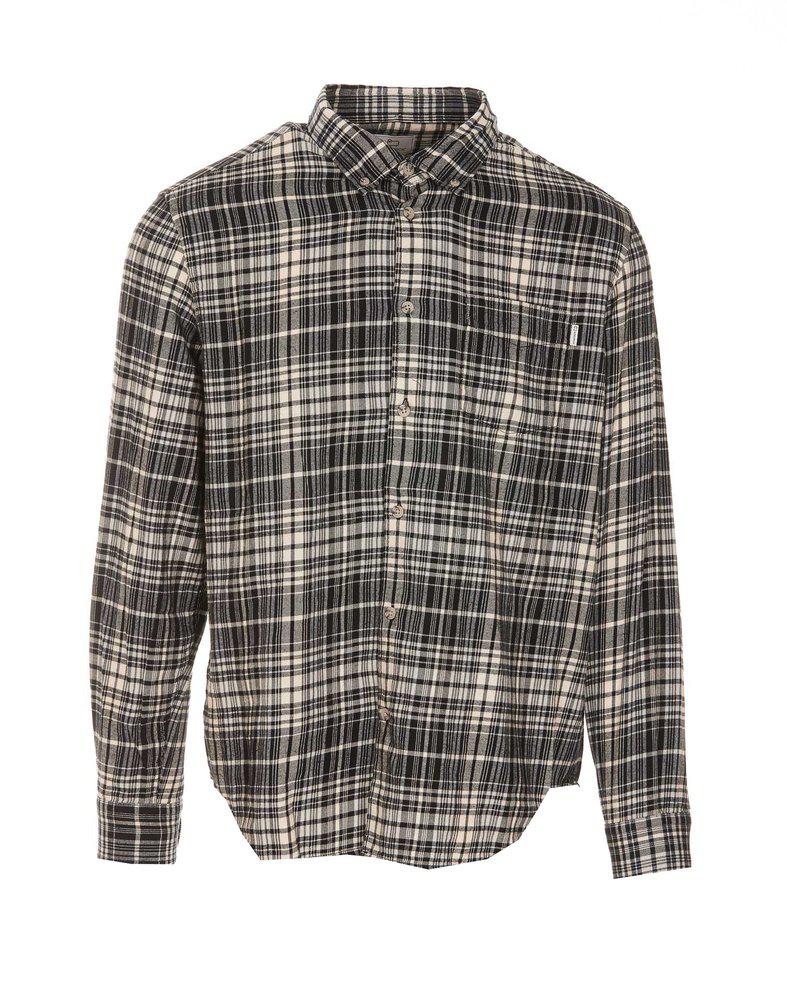 Woolrich Checked Long-Sleeved Shirt商品第1张图片规格展示