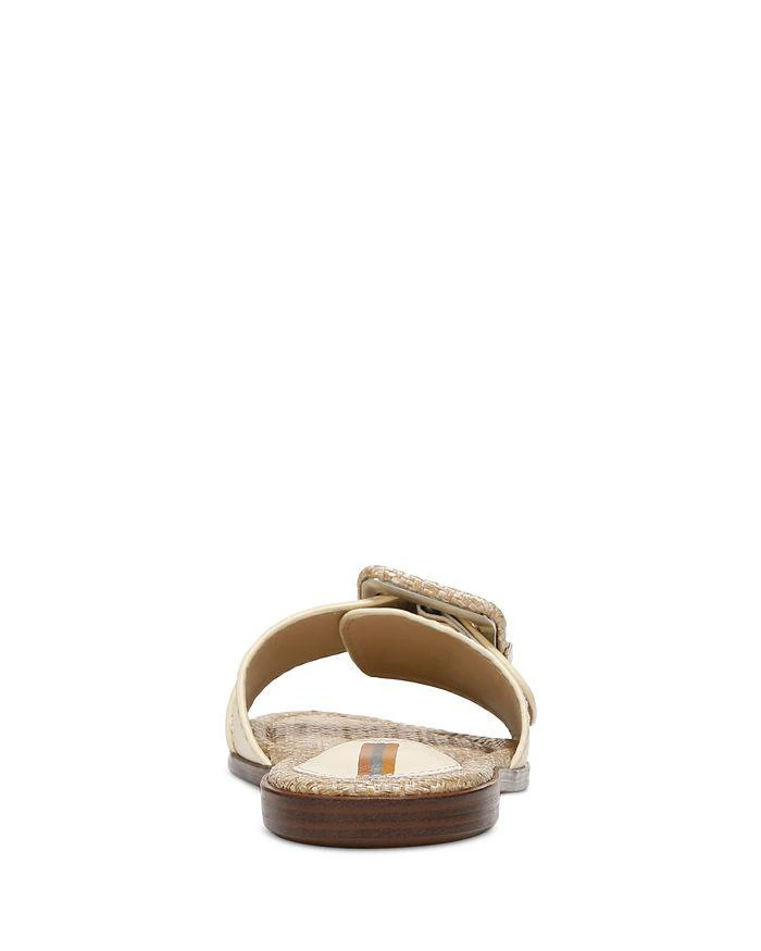 商品Sam Edelman|Women's Gaige Emblem Buckle Slide Sandals,价格¥456,第4张图片详细描述