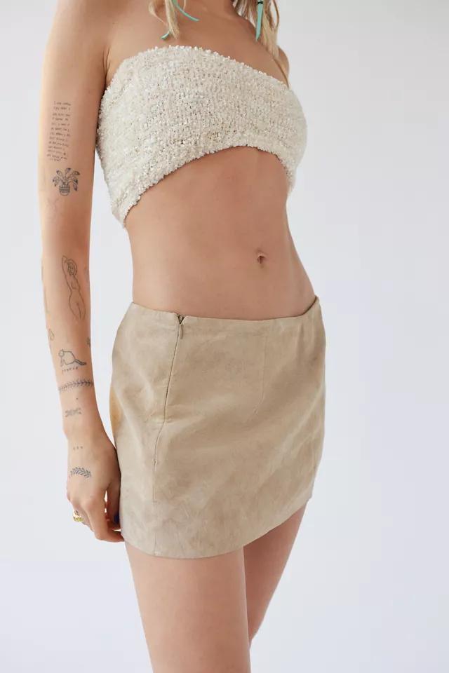 商品Urban Renewal|Urban Renewal Remade Suede Micro Mini Skirt,价格¥418,第5张图片详细描述