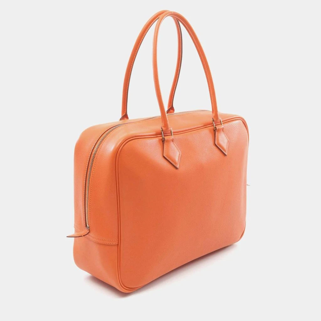 商品[二手商品] Hermes|Hermes Orange Leather Plume 32 Handbag,价格¥35936,第2张图片详细描述