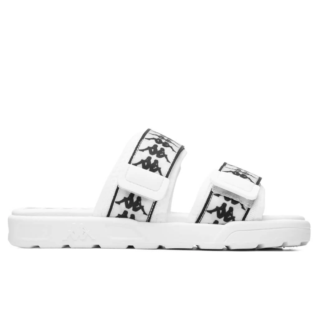 商品Kappa|222 Banda Aster 1 Sandals - White/Black,价格¥396,第1张图片