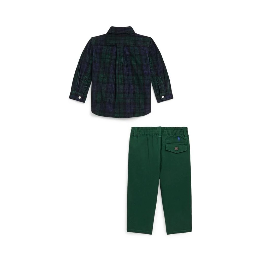 商品Ralph Lauren|Baby Boys Corduroy Shirt and Stretch Chino Pants, 2 Piece Set,价格¥475,第2张图片详细描述