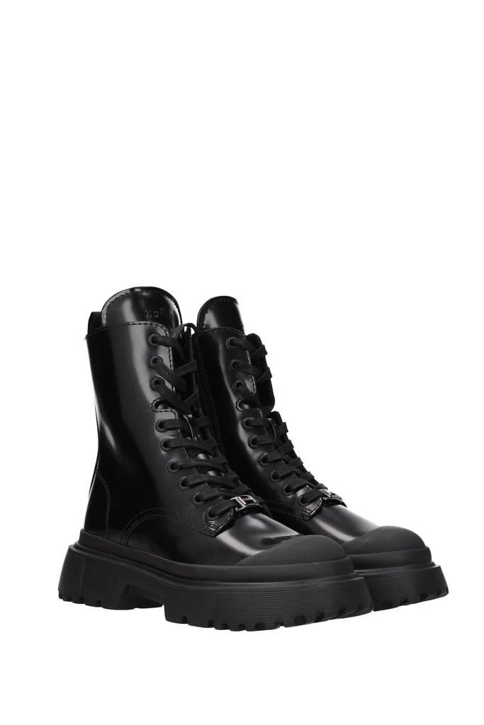 商品hogan|Ankle boots Leather Black,价格¥3651,第2张图片详细描述