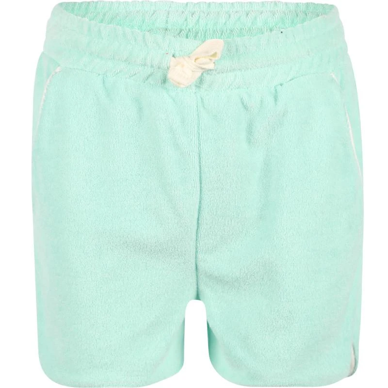 商品Rock Your Baby|Terry logo shorts in light green,价格¥722,第1张图片