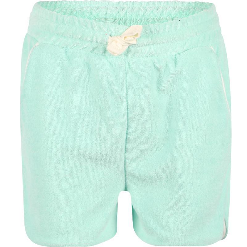 商品Rock Your Baby|Terry logo shorts in light green,价格¥533-¥584,第1张图片