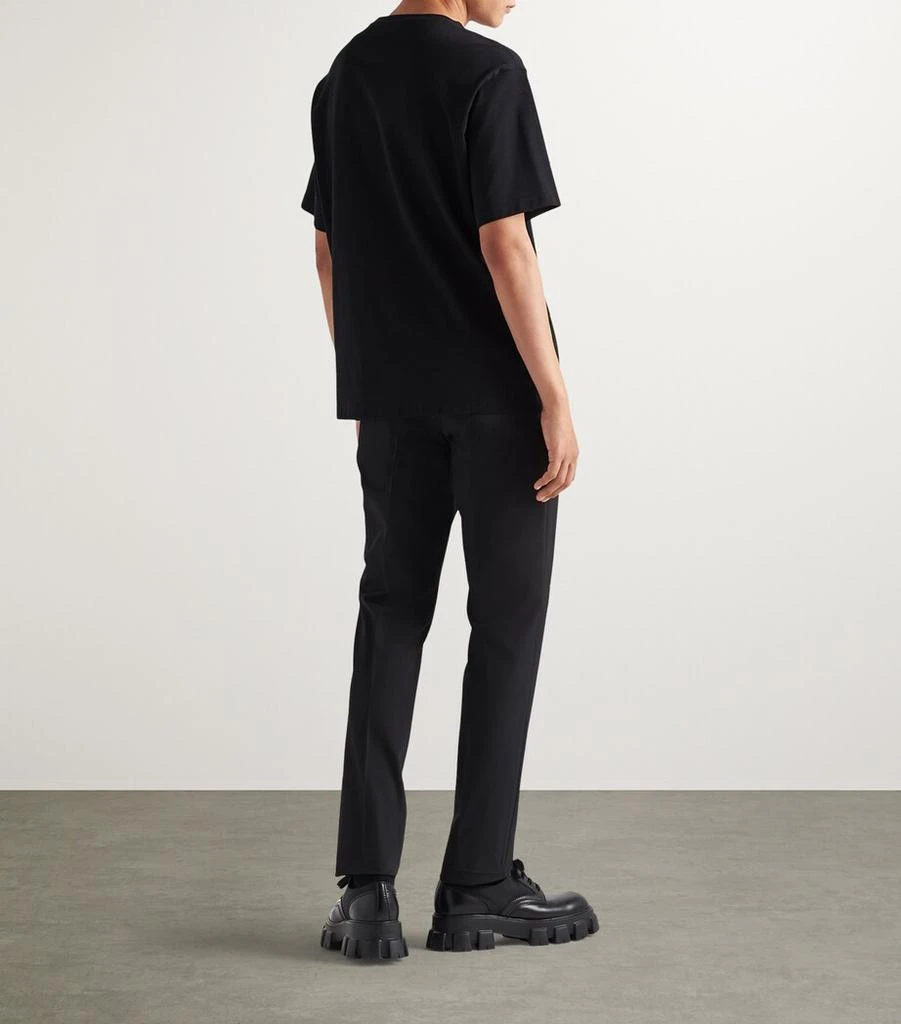 商品Prada|Cotton Triangle T-Shirt,价格¥8306,第4张图片详细描述