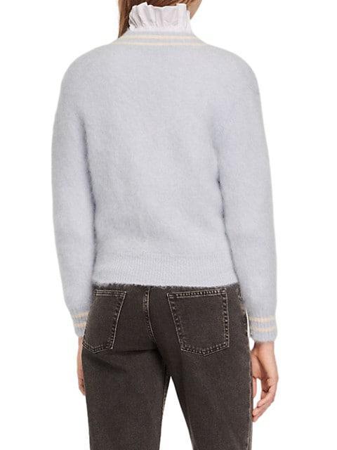 商品Sandro|Ecume Mohair V-Neck Sweater,价格¥1836,第5张图片详细描述