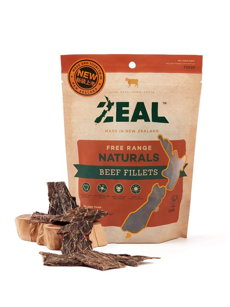 商品[国内直发] Zeal|新西兰全进口风干菲力小牛排（犬用）125g,价格¥92,第1张图片