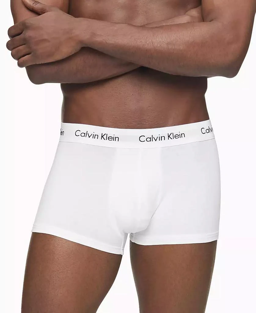 商品Calvin Klein|Men's 3-Pack Cotton Stretch Low-Rise Trunk Underwear,价格¥363,第5张图片详细描述