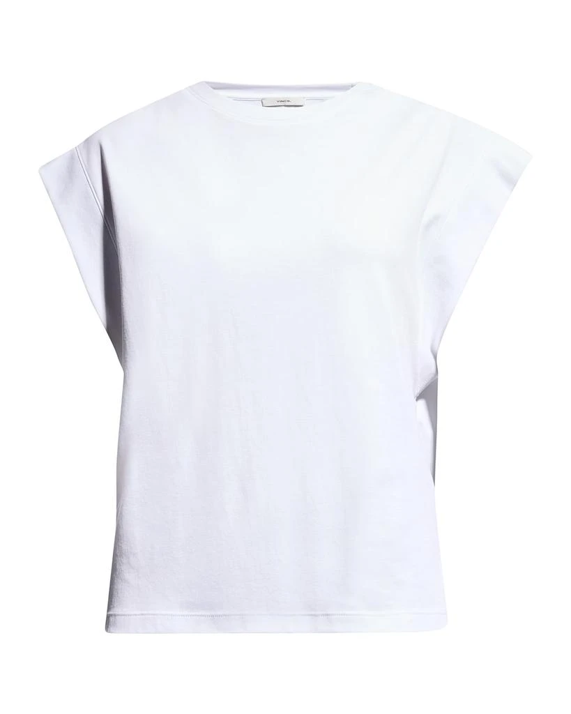 商品Vince|Ribbed-Trim Muscle Tee,价格¥334,第2张图片详细描述