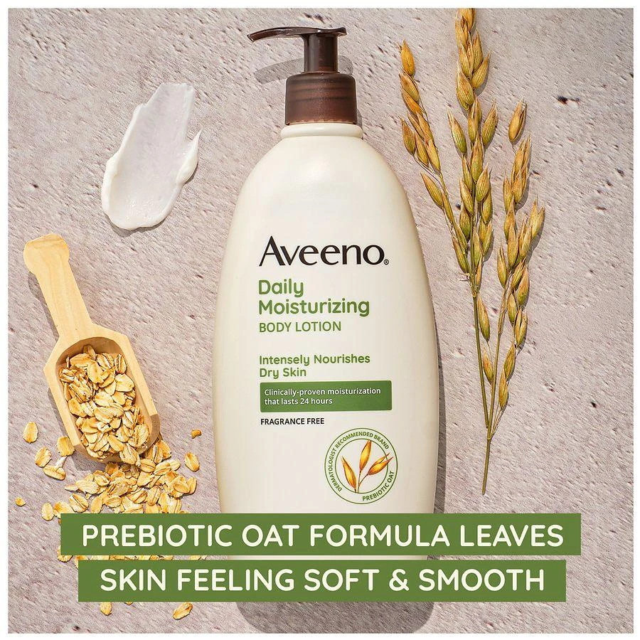 商品Aveeno|Daily Moisturizing Lotion With Oat For Dry Skin Fragrance-Free,价格¥111,第4张图片详细描述