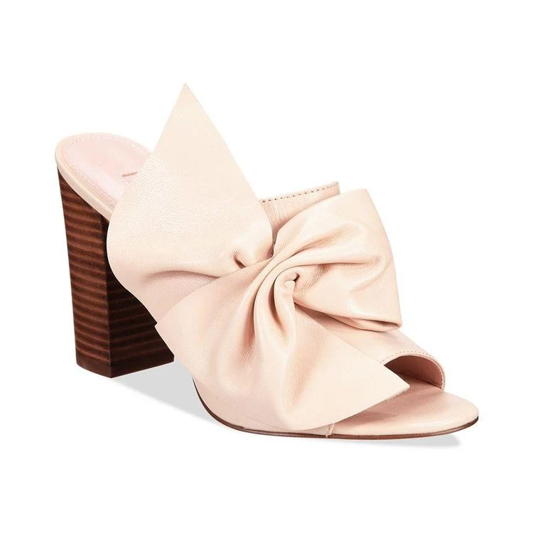 商品Avec Les Filles|Marie Bow Block-Heel Slides,价格¥659,第1张图片