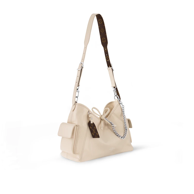 商品Louis Vuitton|LV/路易威登 女士香草色小羊皮单肩包,价格¥26561,第6张图片详细描述
