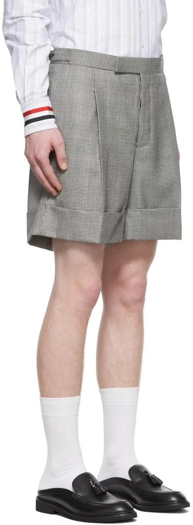 商品Thom Browne|SSENSE Exclusive Black & White Wool Shorts,价格¥4176,第2张图片详细描述