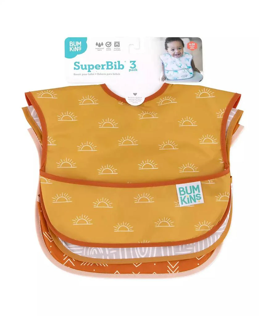 商品Bumkins|SuperBib Baby Boys and Girls Bibs, Pack of 3,价格¥146,第3张图片详细描述