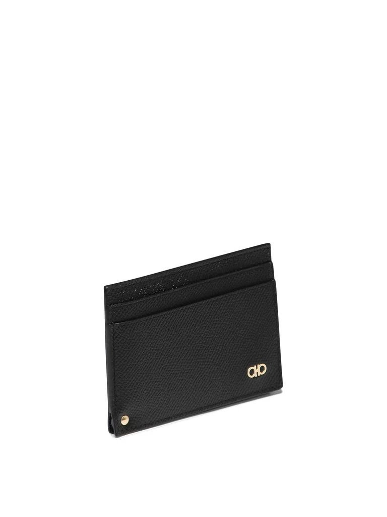 商品Salvatore Ferragamo|Gancini Wallets & Card Holders Black,价格¥1521,第2张图片详细描述