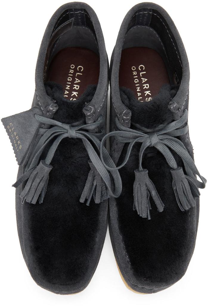 Grey Wallabee Wedge Boots商品第5张图片规格展示