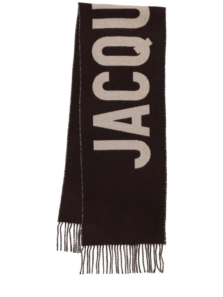 商品Jacquemus|L'echarpe Logo Wool Scarf,价格¥1281,第1张图片
