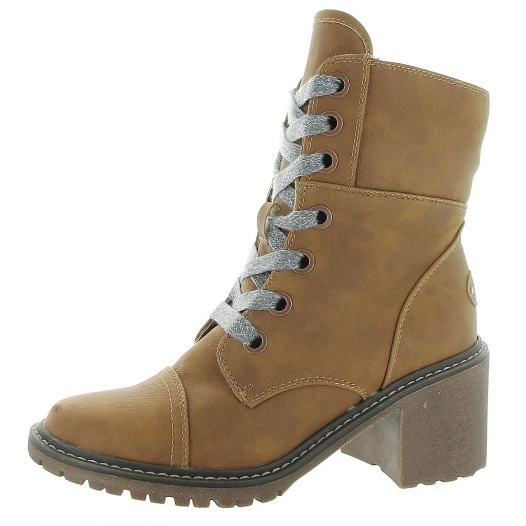 商品Roxy|Roxy Womens Wander On Faux Leather Block Heel Casual Boots,价格¥215,第1张图片