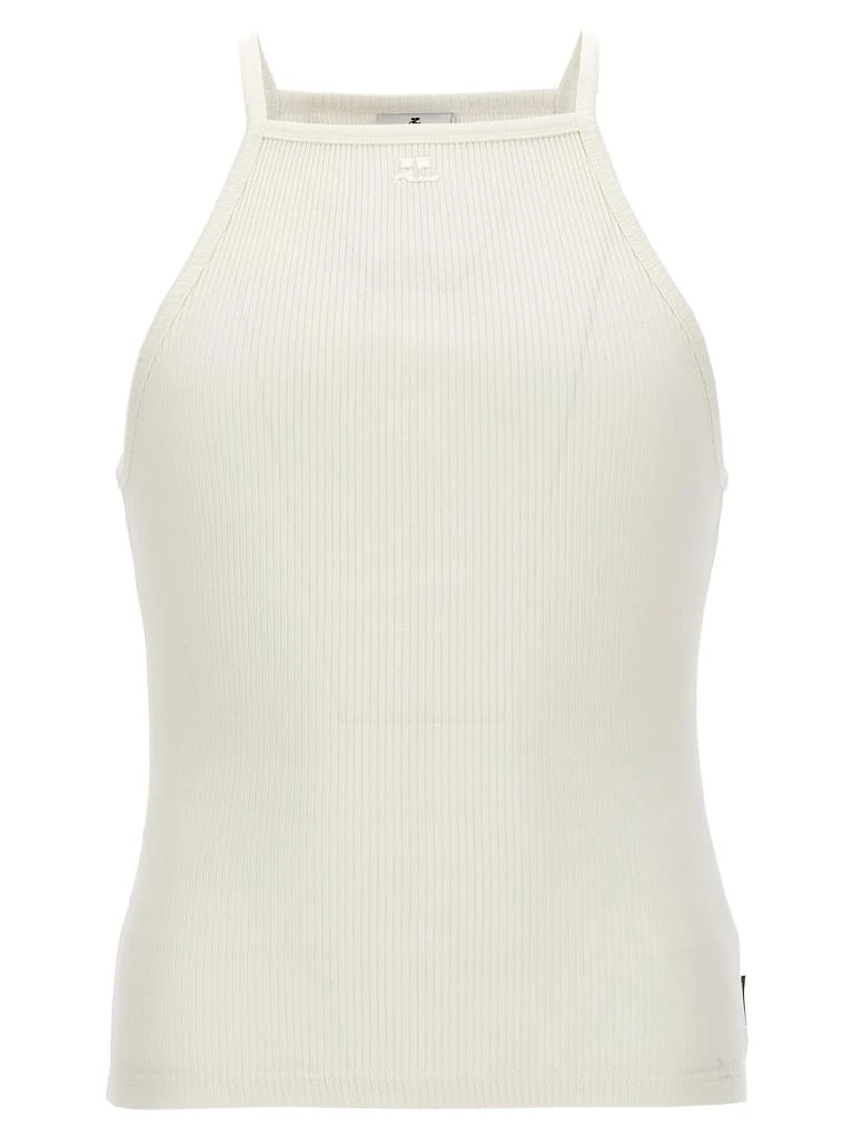 商品Courrèges|neckline 90s Ribs Tank Top,价格¥1748,第1张图片