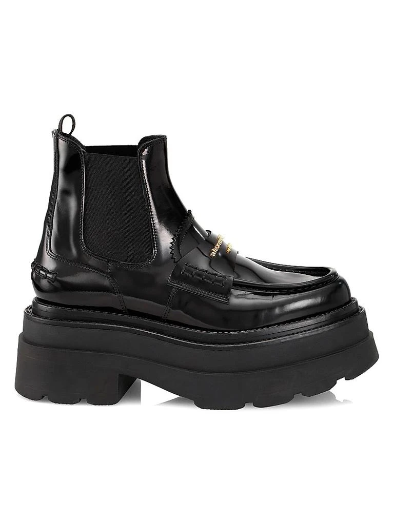 商品Alexander Wang|Carter Leather Platform Ankle Boots,价格¥5937,第1张图片