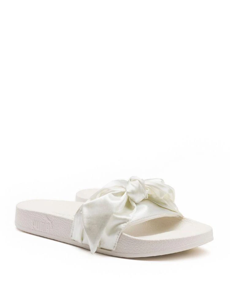 商品Puma|Women's Satin Bandana Pool Slide Sandals蝴蝶结拖鞋,价格¥676,第1张图片