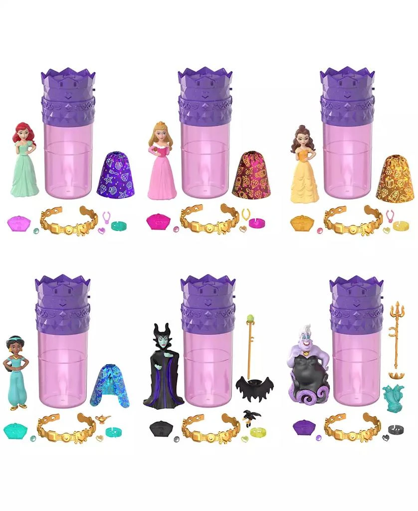 商品Disney Princess|Royal Color Reveal Princess or Villain Small Doll with 5 Surprises,价格¥68,第1张图片
