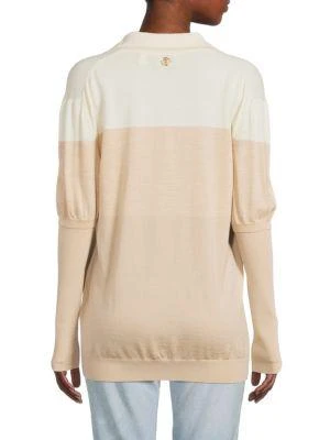 商品Burberry|Long Sleeve Wool Polo,价格¥2629,第2张图片详细描述