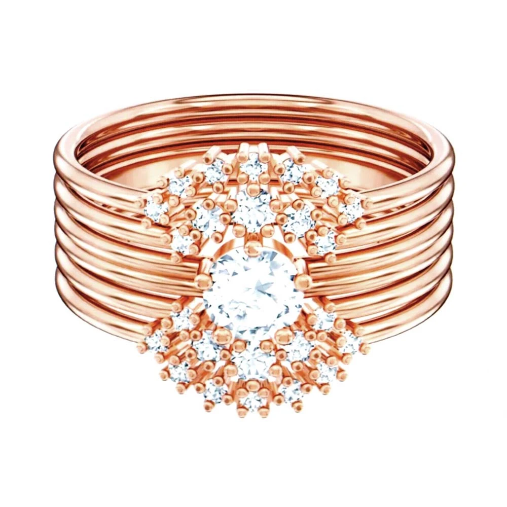 商品Swarovski|SWAROVSKI 白色女士戒指 5486805,价格¥1184,第1张图片