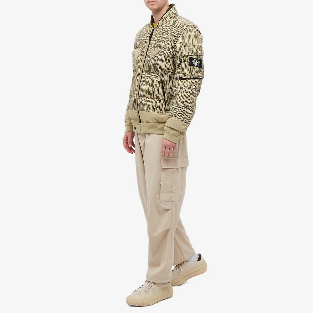 Stone Island Reflective Rain Camo Down Bomber Jacket 商品