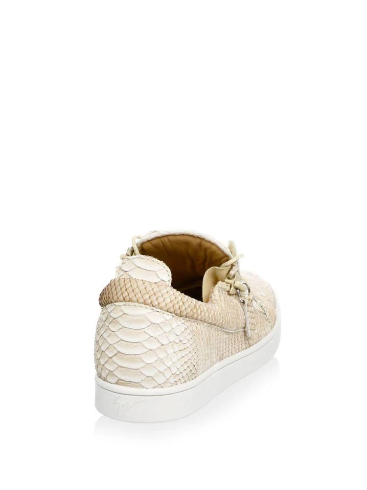 商品Giuseppe Zanotti|Embossed Leather Low-Top Sneakers,价格¥2025,第2张图片详细描述