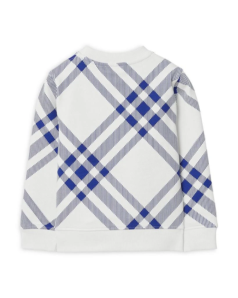 商品Burberry|Boys' Check Print Sweatshirt - Little Kid, Big Kid,价格¥1850,第1张图片