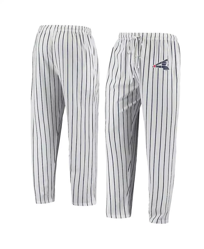 商品Concepts Sport|Men's White, Navy Chicago White Sox Logo Vigor Pinstripe Pants,价格¥347,第2张图片详细描述