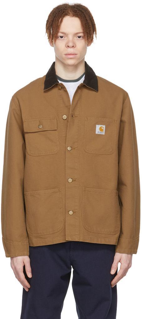 商品Carhartt WIP|Brown Michigan Jacket,价格¥1407,第1张图片