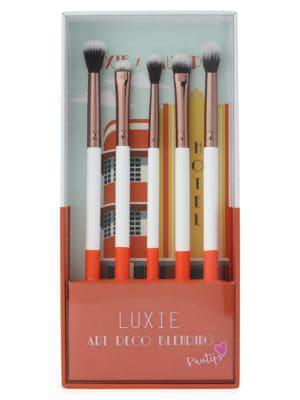 商品Luxie|5-Piece Art Deco Blending Brush Set,价格¥366,第4张图片详细描述
