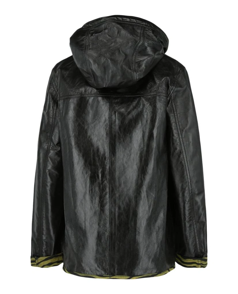 商品Bottega Veneta|Zebra Print Lined Leather Jacket,价格¥7941,第2张图片详细描述