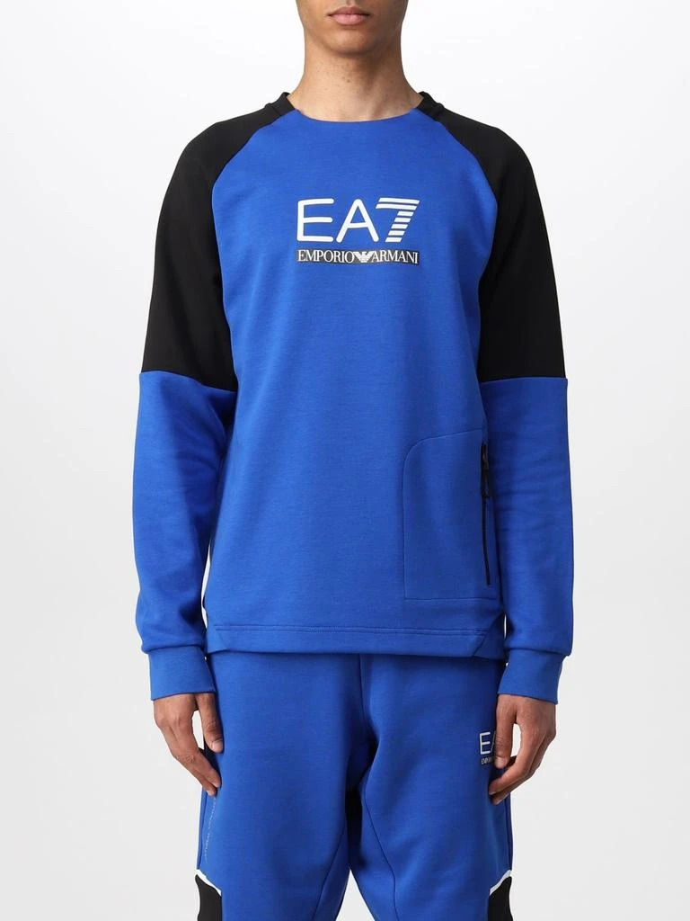 商品EA7|Basic Ea7 sweatshirt with printed logo,价格¥576,第1张图片