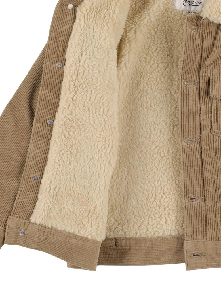 商品Bonpoint|Dalvin Cotton Blend Shearling Jacket,价格¥1719,第3张图片详细描述