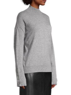 商品Tahari|Cashmere Mock Turtleneck Sweater,价格¥667-¥977,第5张图片详细描述
