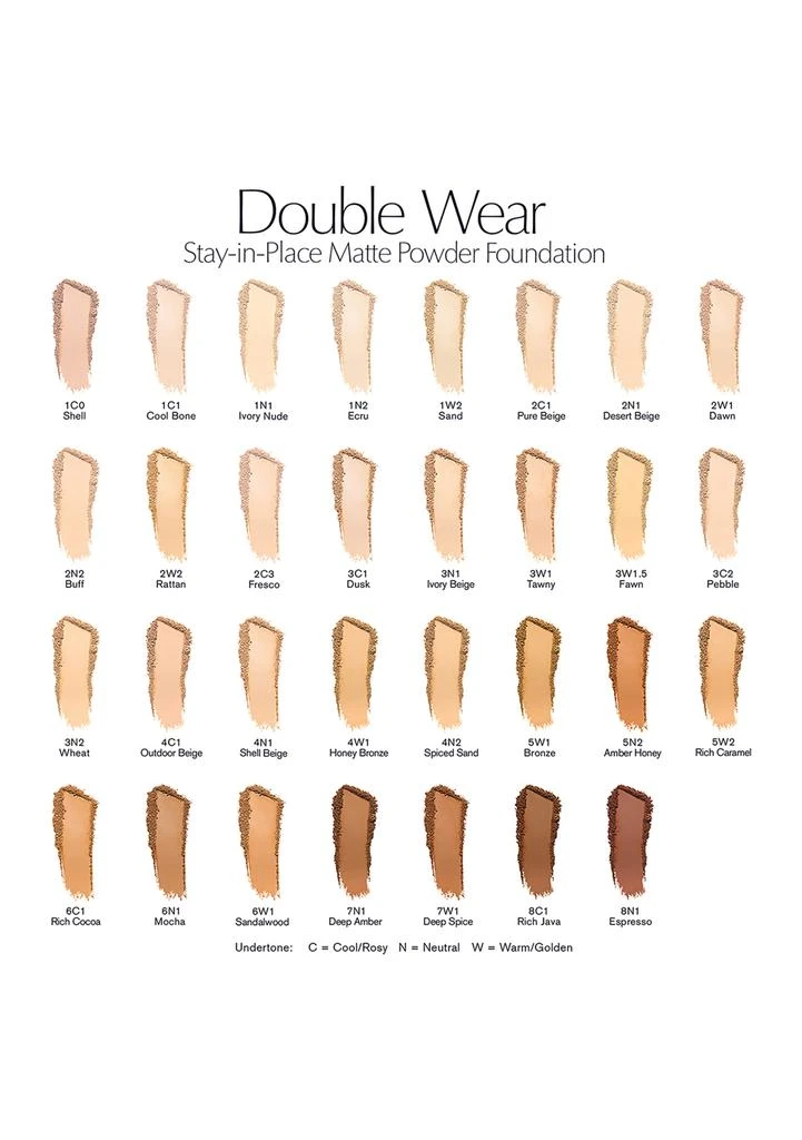 商品Estée Lauder|Double Wear Stay-in-Place Matte Powder Foundation,价格¥384,第3张图片详细描述