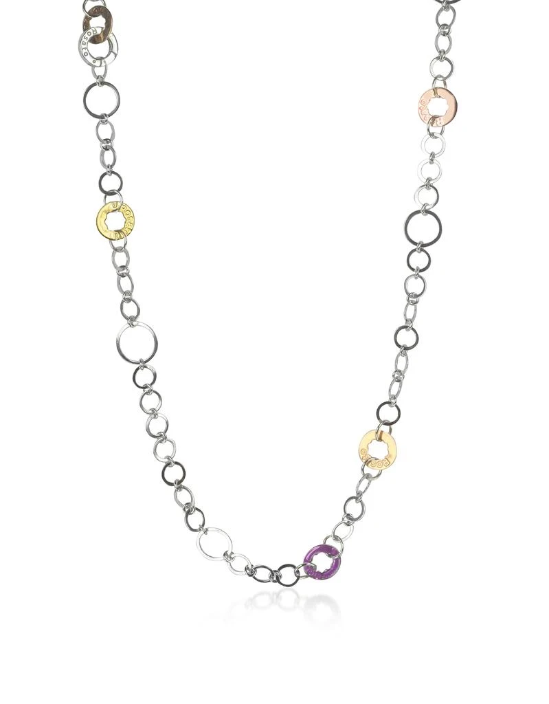 商品Rosato 洛萨朵|Gold Plated Sterling Silver Round Links Long Necklace,价格¥2960,第1张图片